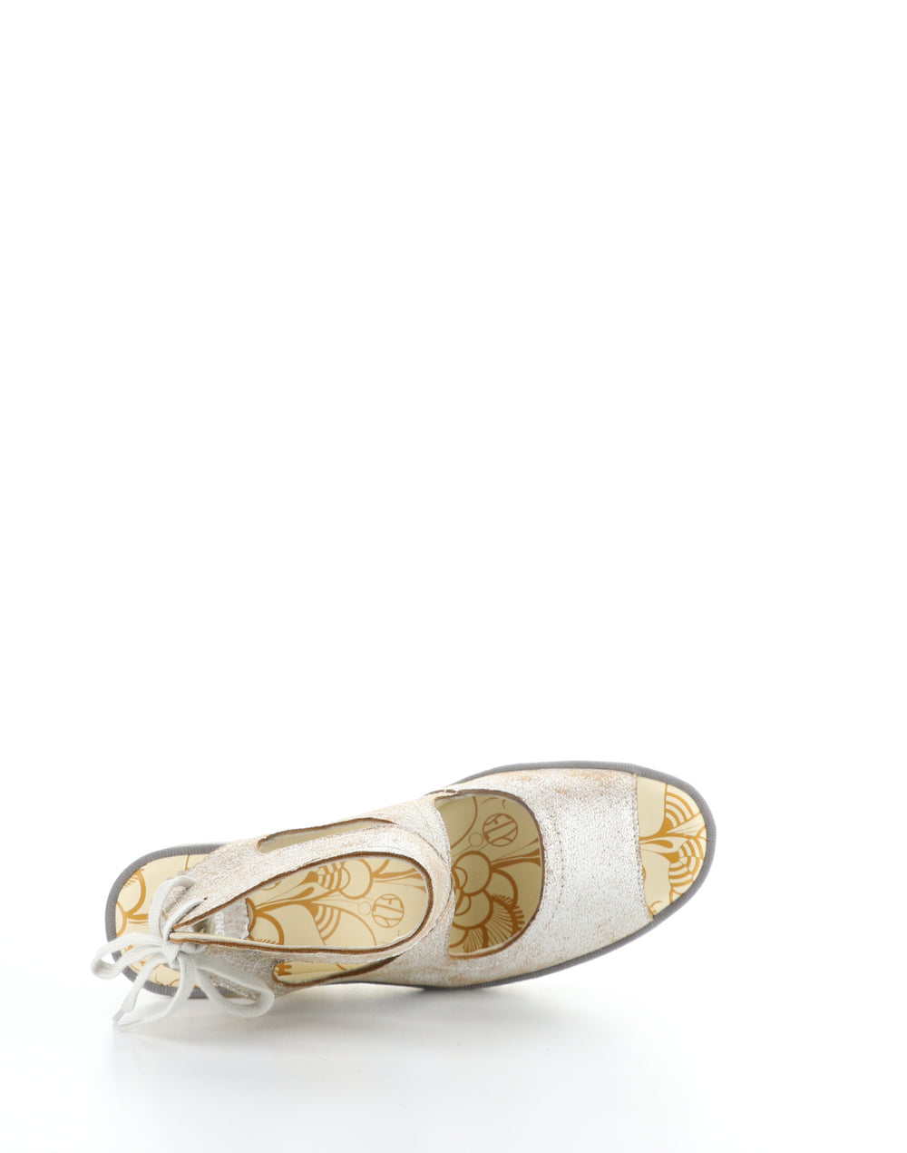 YULP571FLY 000 PEARL Lace-Up Sandals