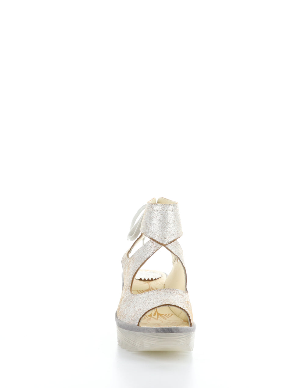 YULP571FLY 000 PEARL Lace-Up Sandals