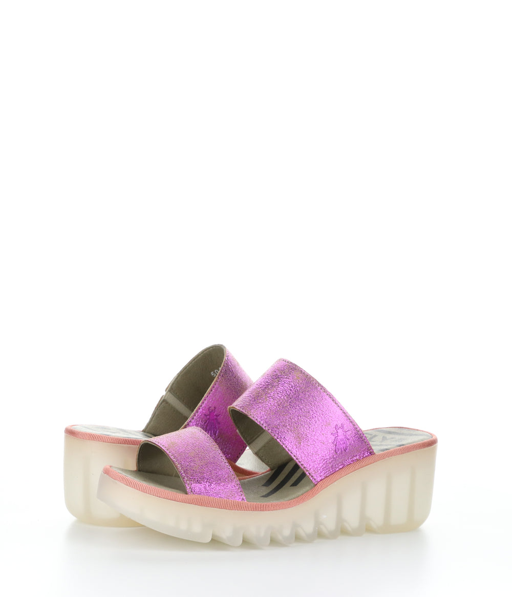 BESY357FLY PINK Wedge Sandals|BESY357FLY Chaussures �� Bout Rond in Rose