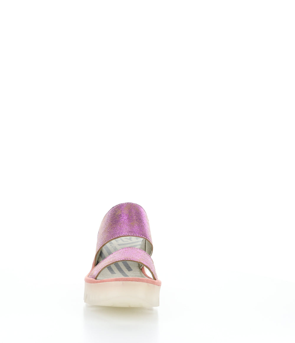 BESY357FLY PINK Wedge Sandals|BESY357FLY Chaussures �� Bout Rond in Rose