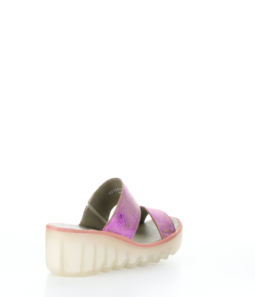 BESY357FLY PINK Wedge Sandals|BESY357FLY Chaussures �� Bout Rond in Rose