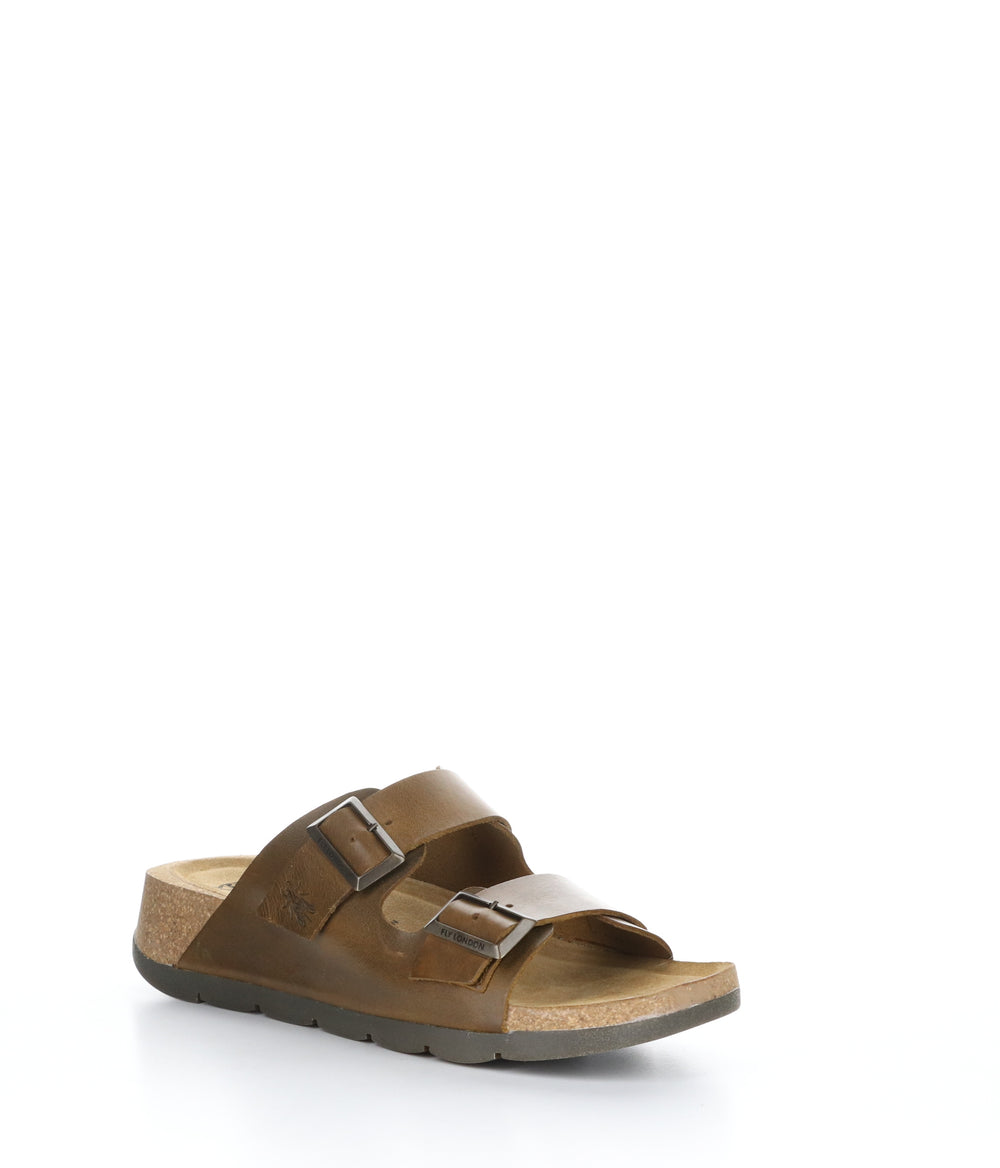 CAJA721FLY CAMEL Round Toe Shoes|CAJA721FLY Chaussures �� Bout Rond in Marron