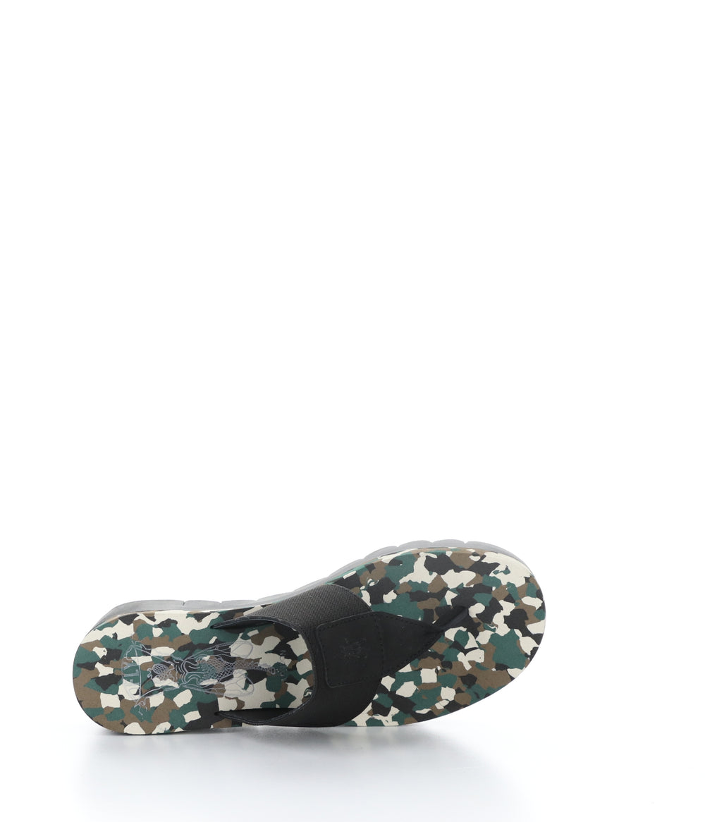 YOMU725FLY BLACK/CAMO Round Toe Shoes
