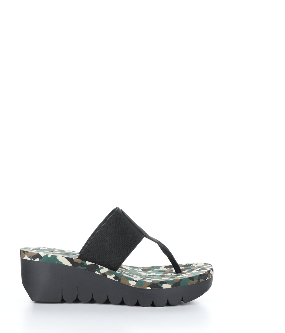 YOMU725FLY BLACK/CAMO Round Toe Shoes