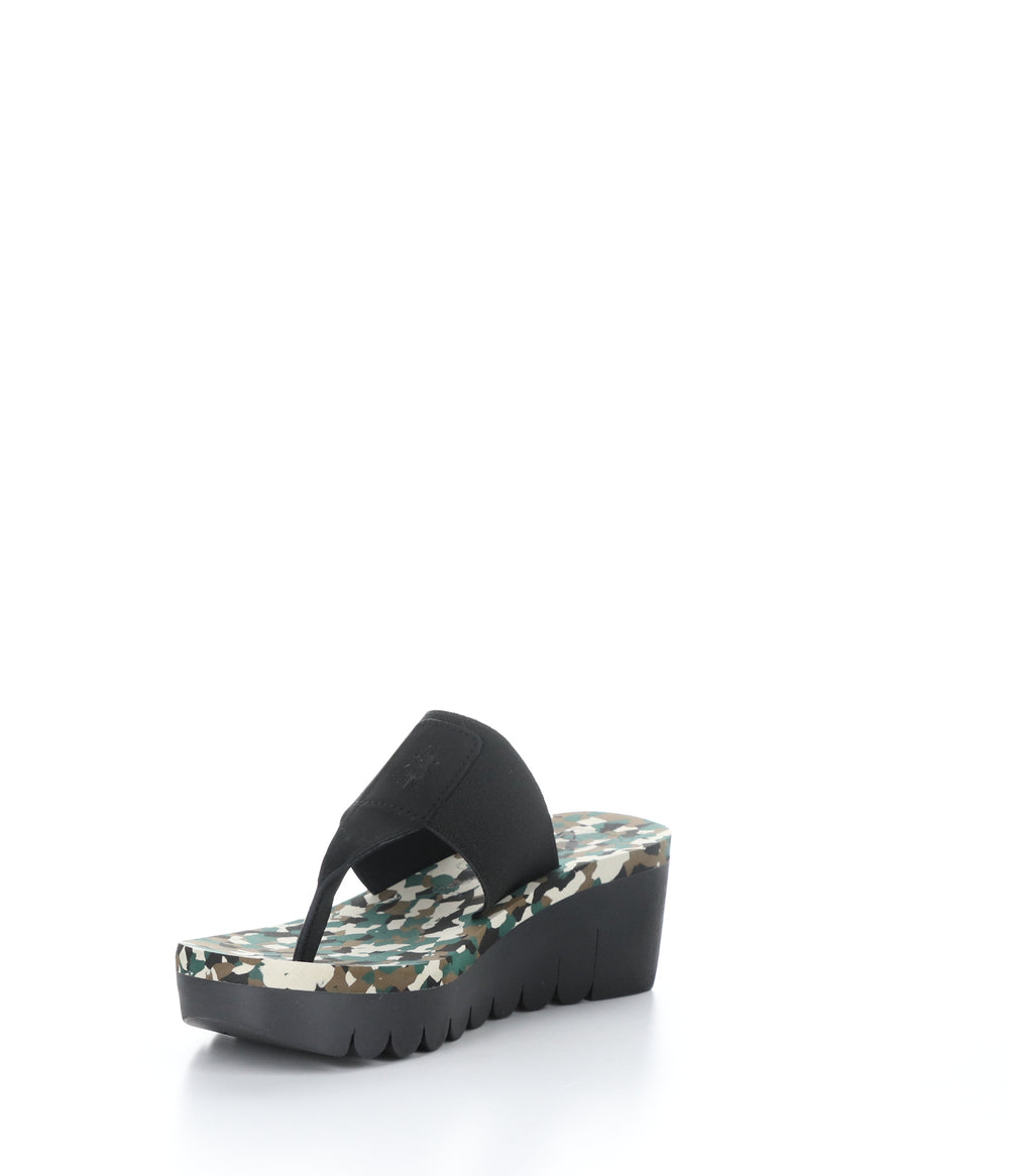 YOMU725FLY BLACK/CAMO Round Toe Shoes