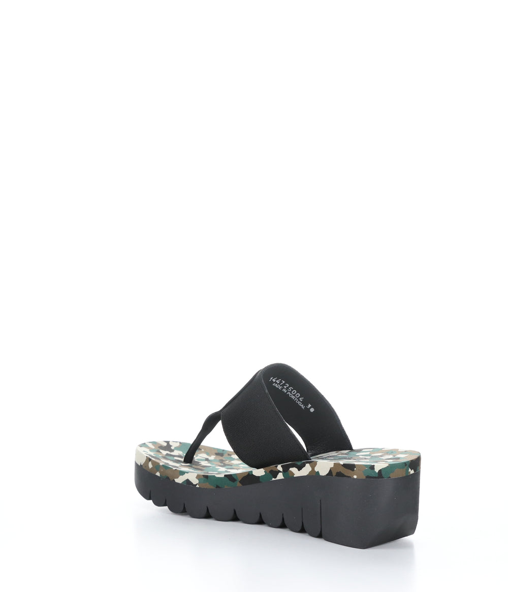 YOMU725FLY BLACK/CAMO Round Toe Shoes