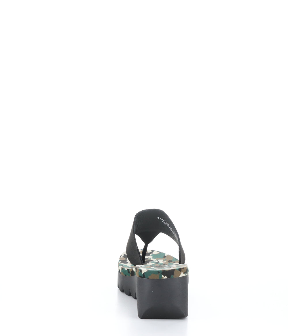 YOMU725FLY BLACK/CAMO Round Toe Shoes