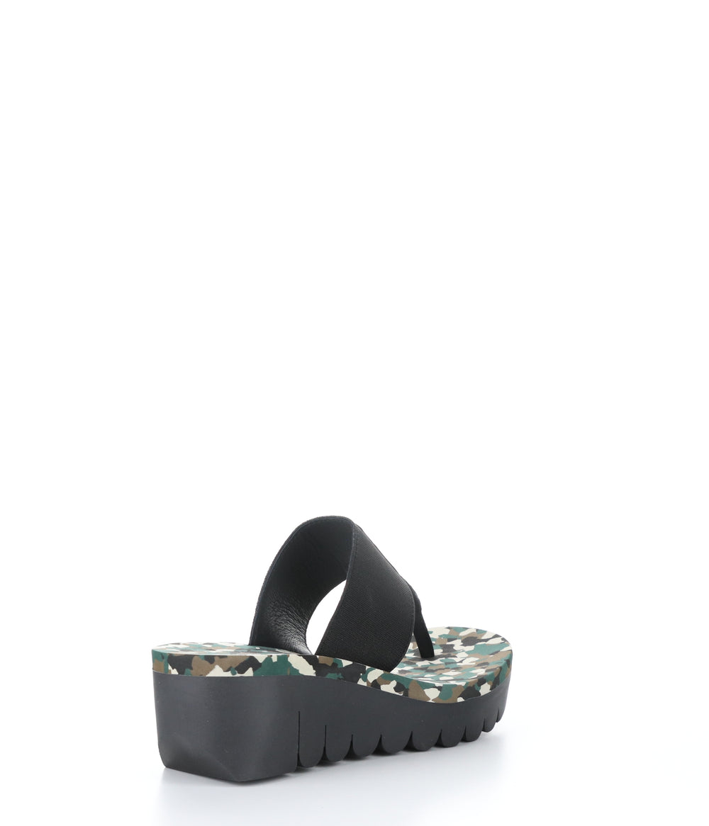 YOMU725FLY BLACK/CAMO Round Toe Shoes
