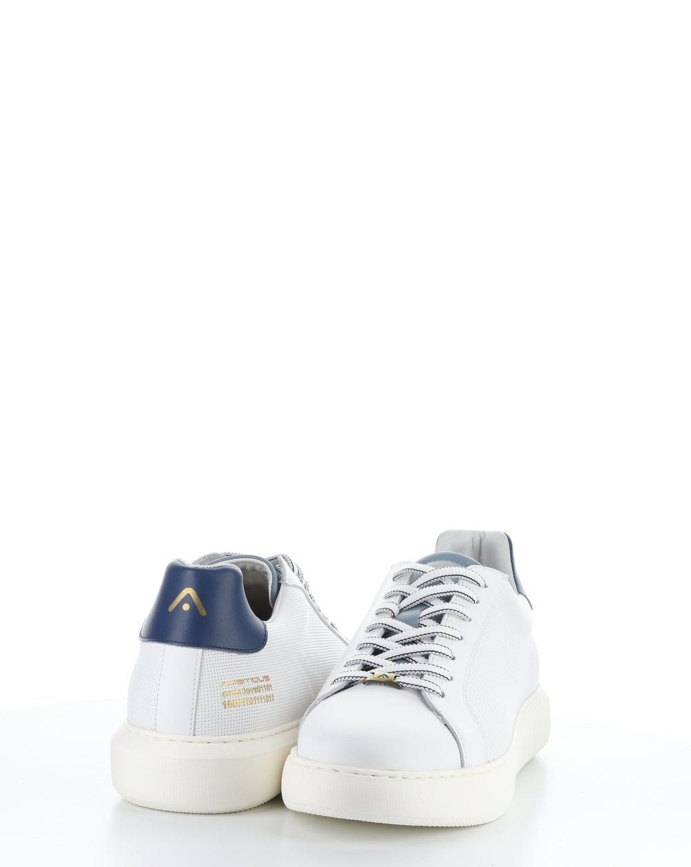 10634A OFF WHITE/BLUE/NAVY Lace-up Shoes