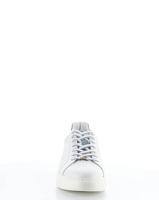 10634A Off White/Blue/Navy Lace-Up Shoes