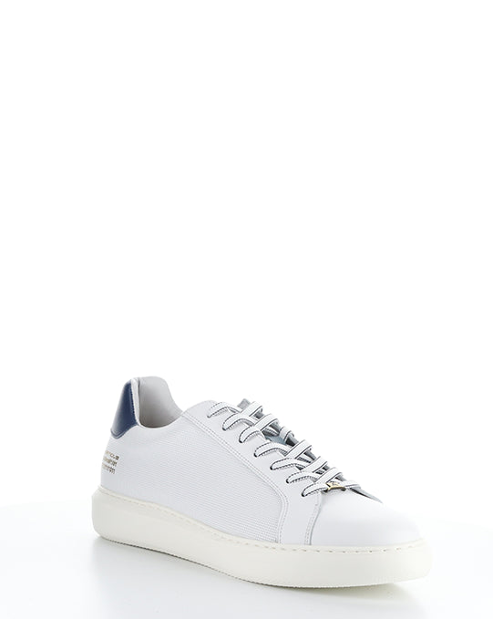 10634A Off White/Blue/Navy Lace-Up Shoes