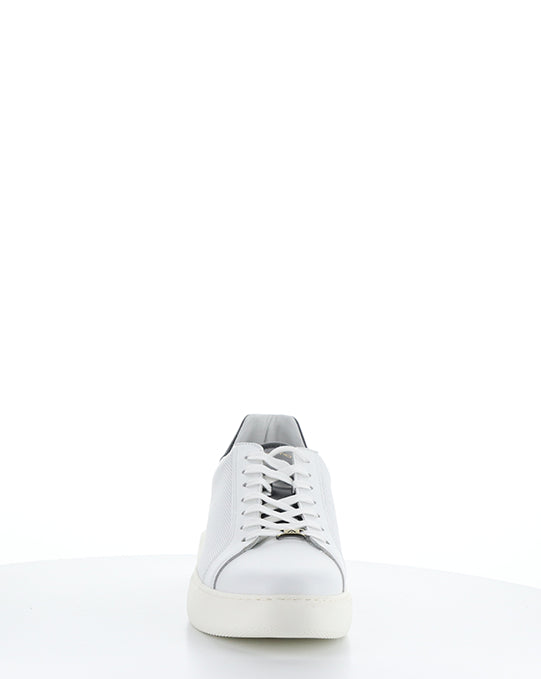 10634A WHITE/BLACK LEATHER