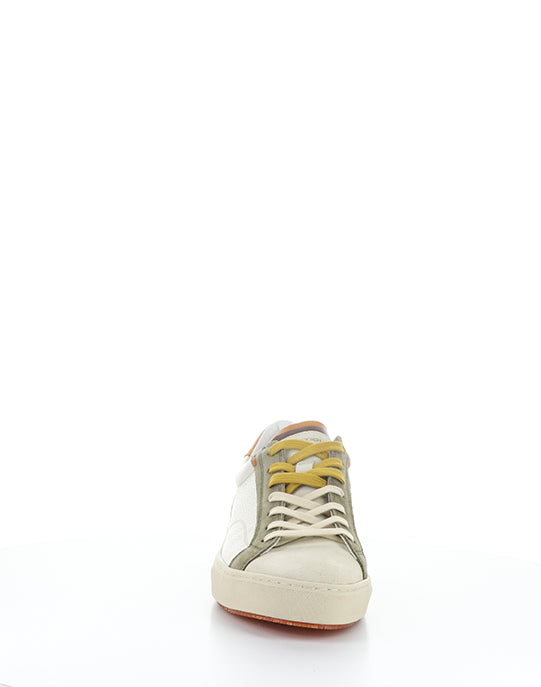 11218 1872Am Beige/Orange Round Toe Shoes