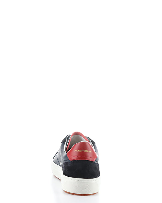 11218 4662AM NAVY/WHITE/RED LEATHER/SUEDE