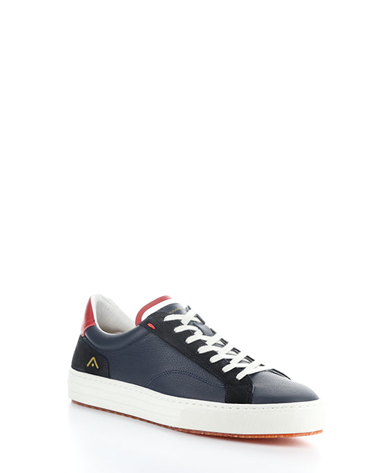 11218 4662AM NAVY/WHITE/RED LEATHER/SUEDE