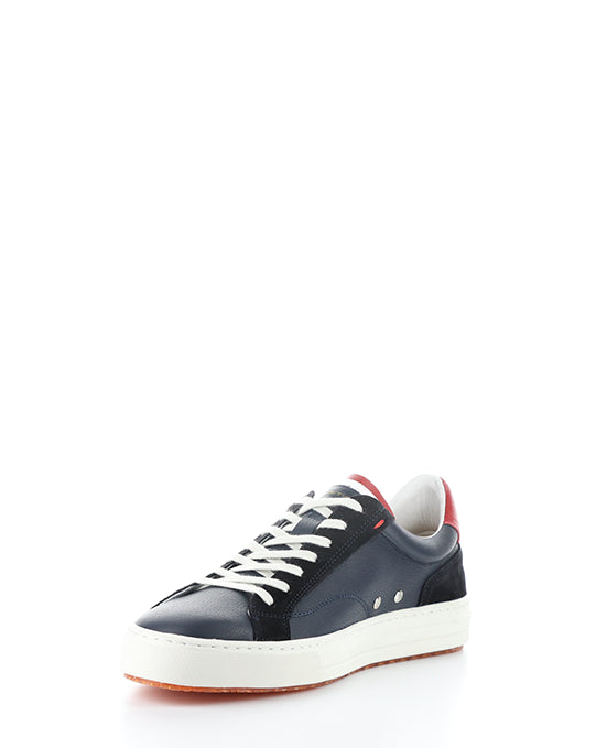 11218 4662AM NAVY/WHITE/RED LEATHER/SUEDE