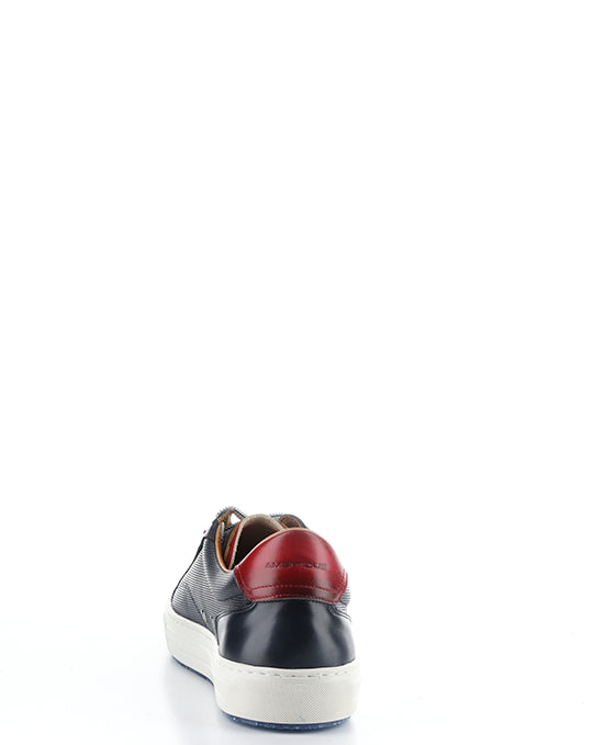 11218 Navy Lace-Up Shoes