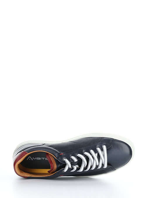 11218 Navy Lace-Up Shoes