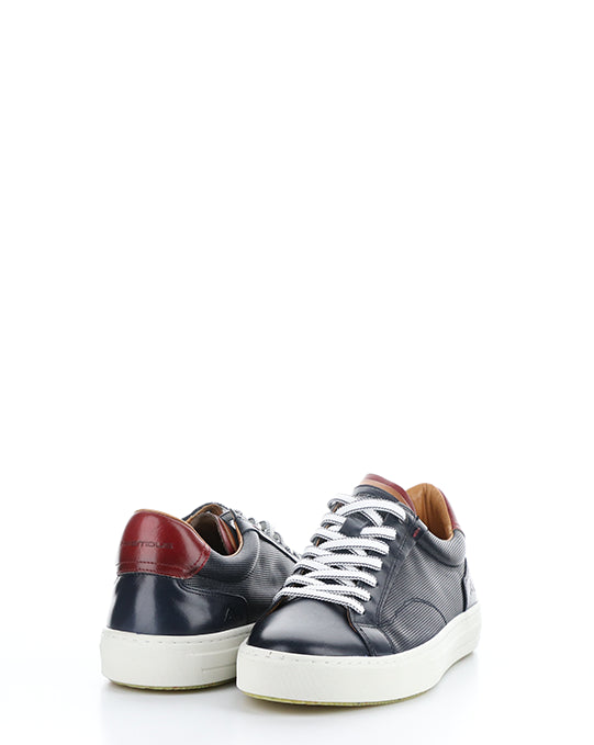 11218 Navy Lace-Up Shoes
