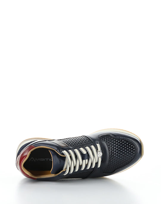 11240 7256Am Navy Round Toe Shoes
