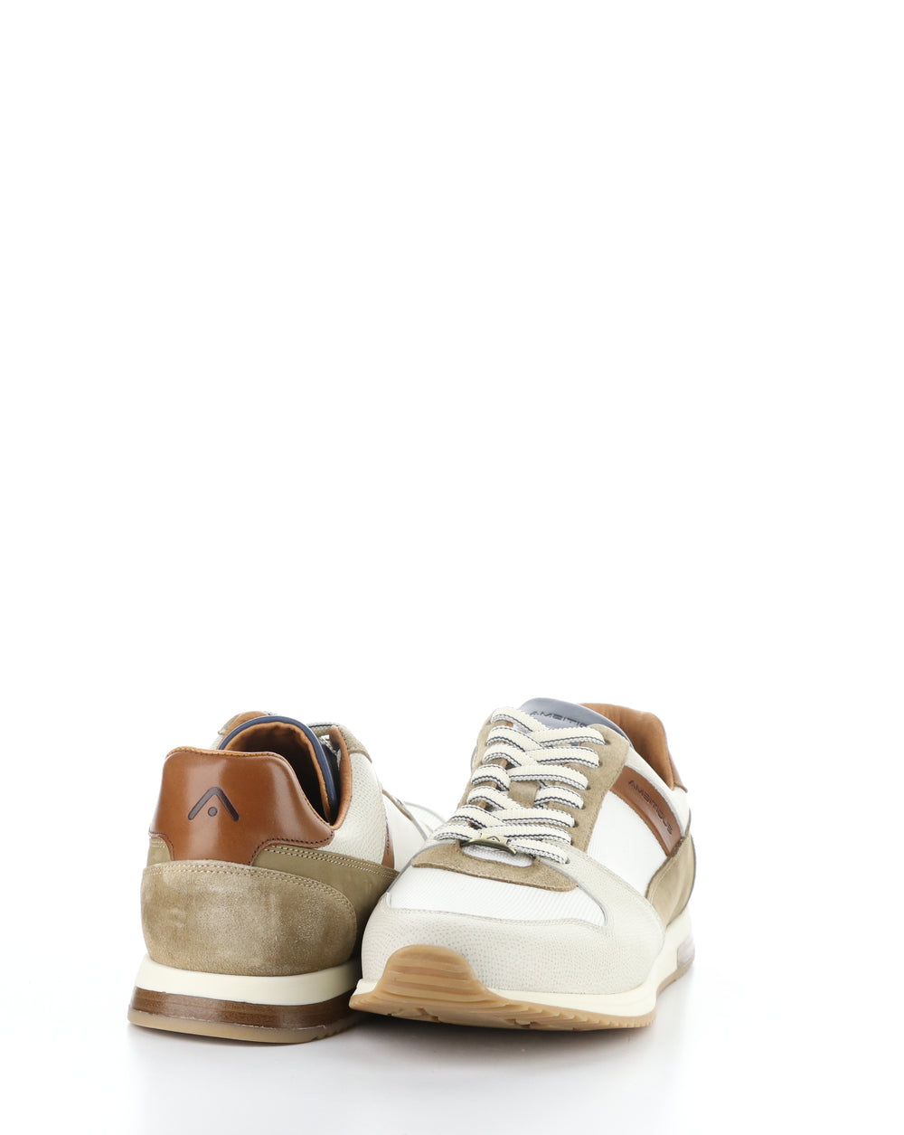 11240 GREY/OFF WHITE/CAMEL Lace-up Shoes