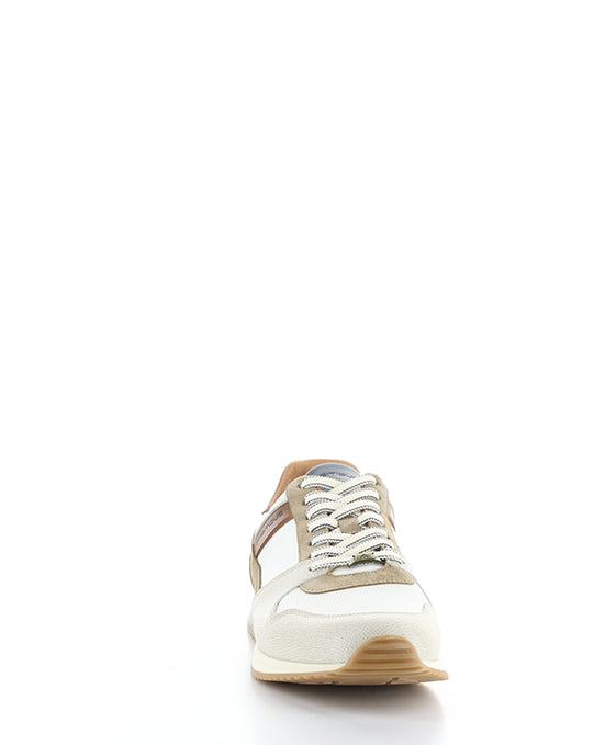 11240 Grey/Off White/Camel Lace-Up Shoes