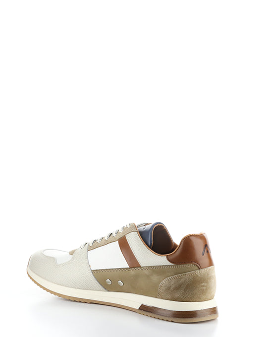 11240 Grey/Off White/Camel Lace-Up Shoes
