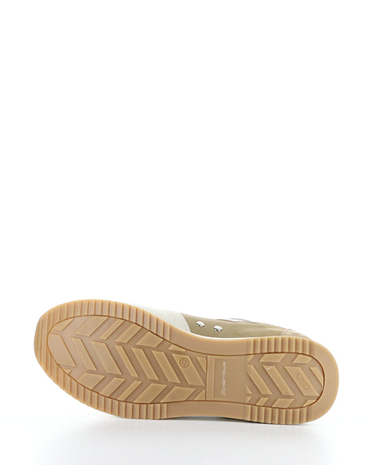 11240 Grey/Off White/Camel Lace-Up Shoes