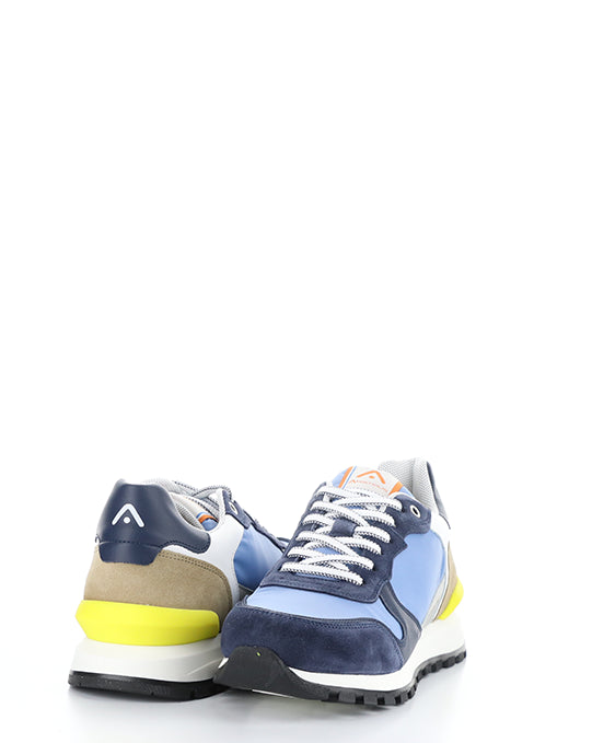 11539C Blue Combo Lace-Up Shoes
