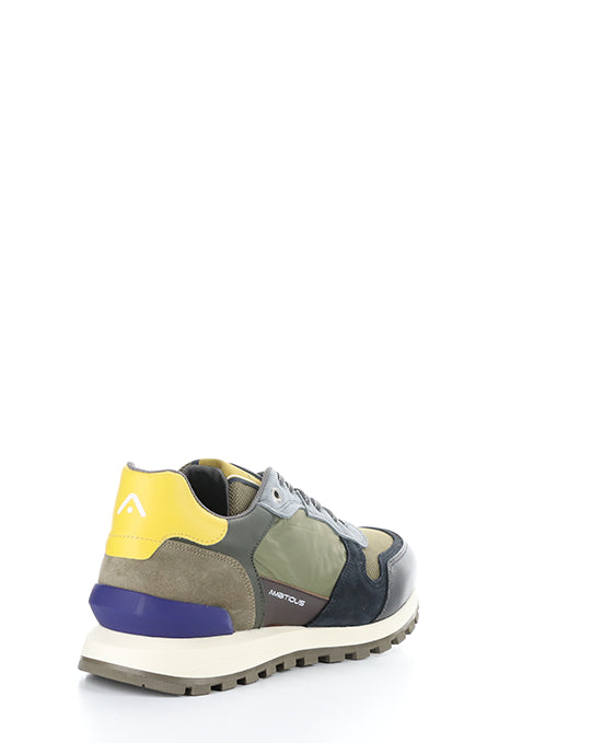 11539 Navy/Khaki Lace-Up Shoes
