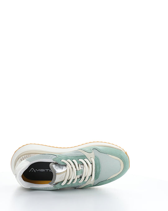 12141W MINT COMBI LEATHER/TEXTILE