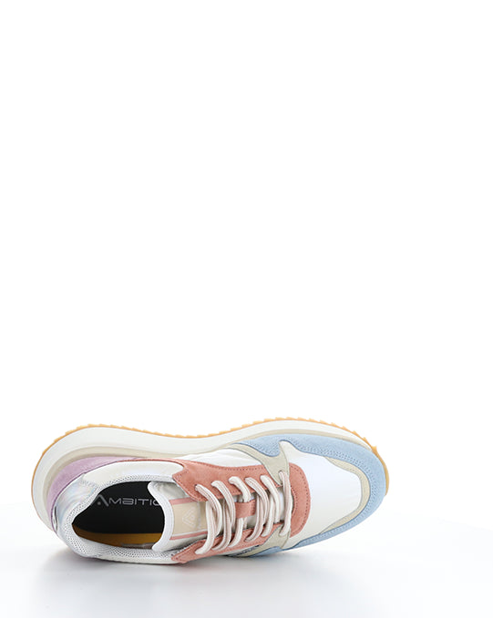 12141W SKY BLUE/PEARL/WHT LEATHER/TEXTILE
