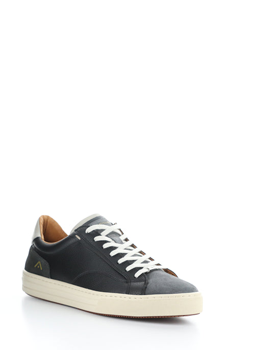 12403 10030AM GREY/BLACK LEATHER