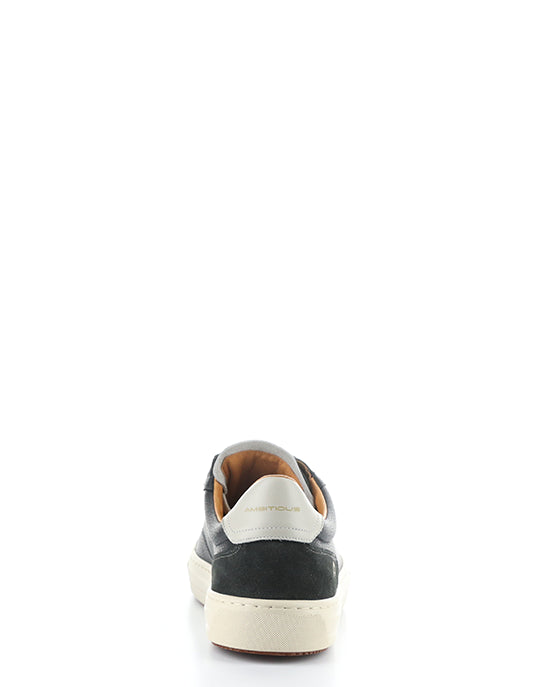 12403 10030AM GREY/BLACK LEATHER
