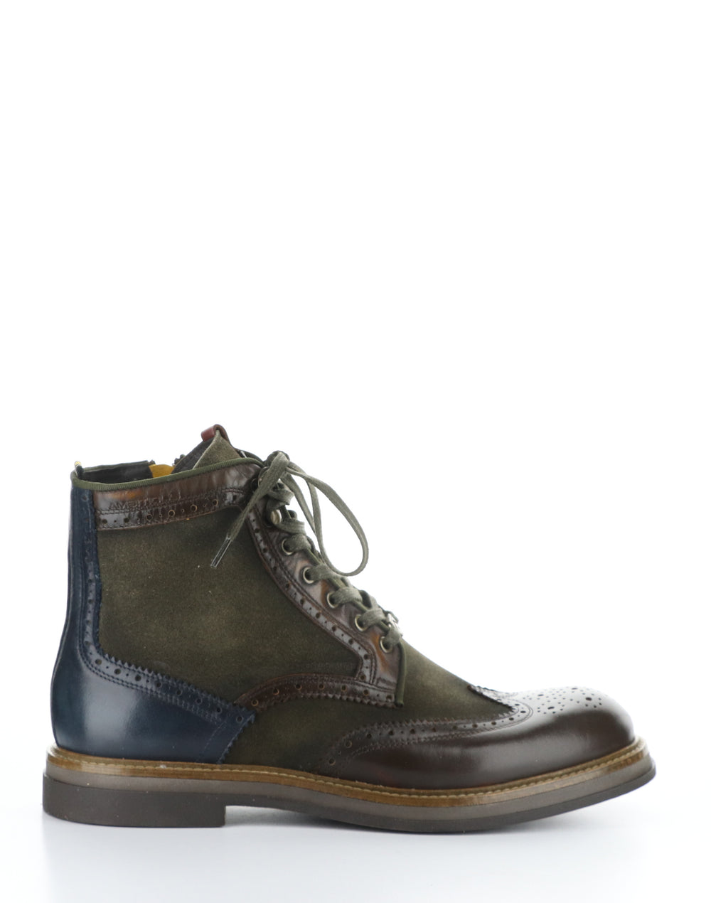 12432B MUSK COMBI Round Toe Boots
