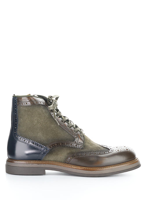 12432B 6564AM MUSK COMBI LEATHER/SUEDE