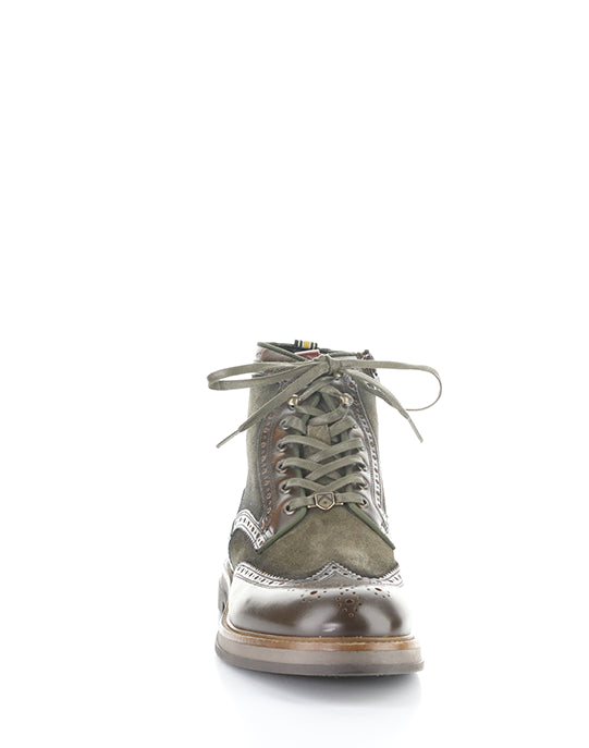 12432B 6564AM MUSK COMBI LEATHER/SUEDE