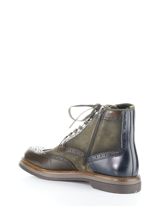 12432B 6564AM MUSK COMBI LEATHER/SUEDE