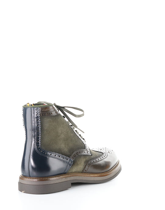 12432B 6564AM MUSK COMBI LEATHER/SUEDE
