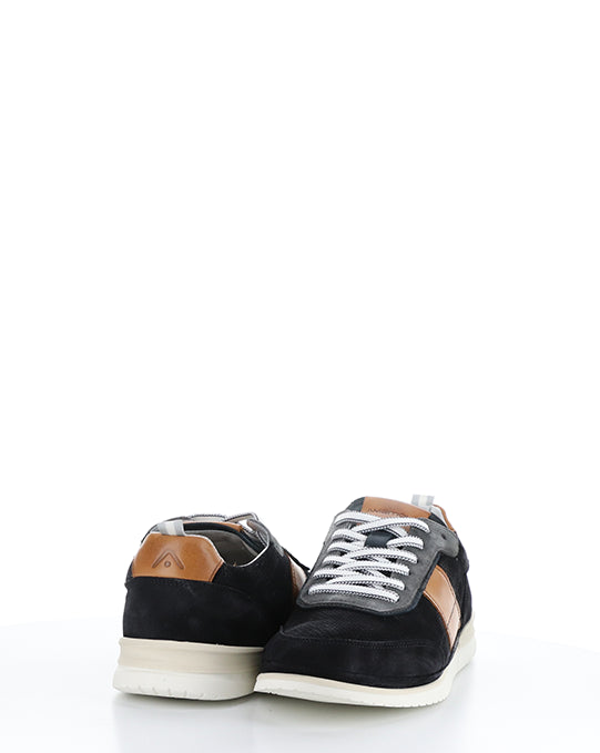 12827 Navy Lace-Up Shoes
