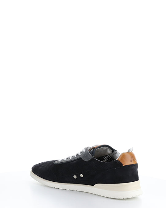 12827 Navy Lace-Up Shoes