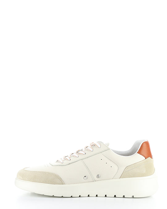 12863 BEIGE/BLUE/BRICK LEATHER