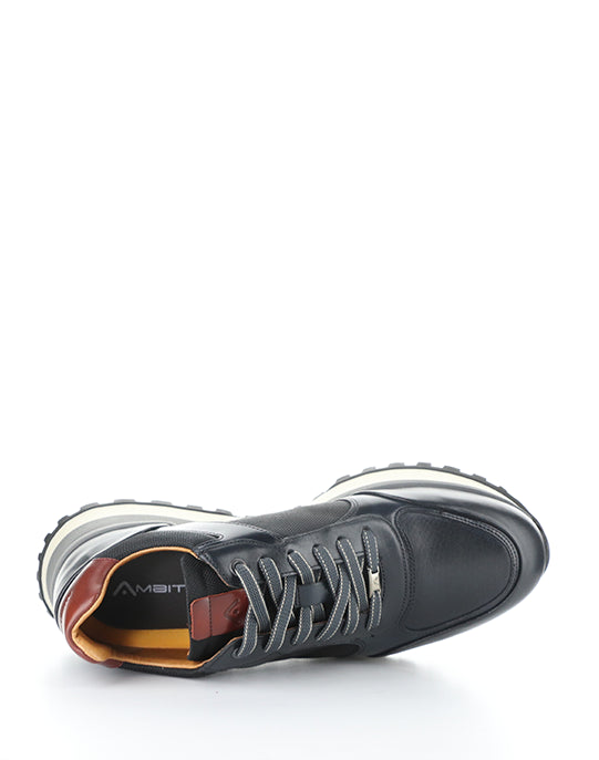 13140 6566AM ANTHRACITE/BLACK LEATHER