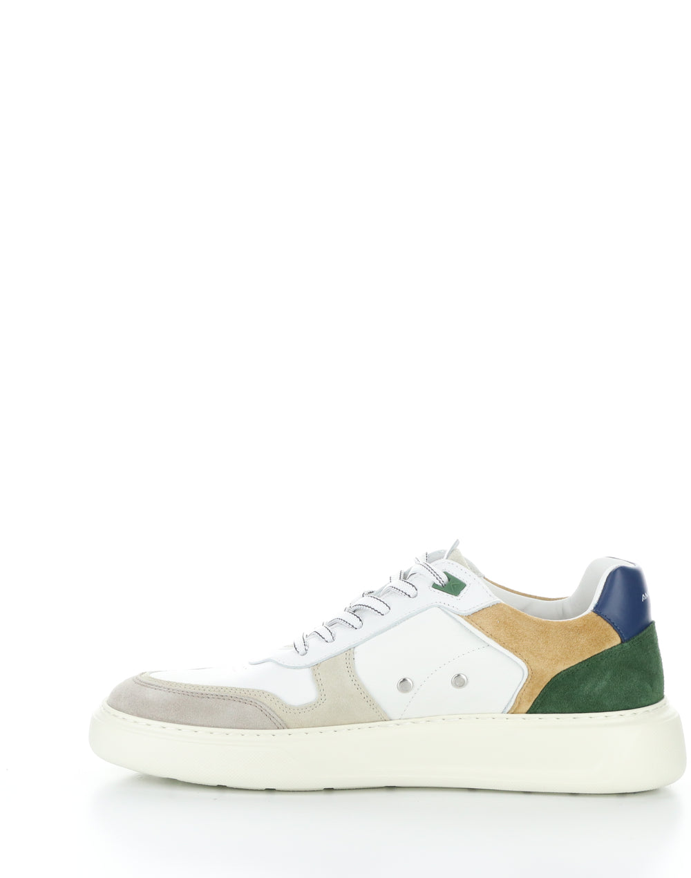 13449 11201AM BEIGE/OFFWHT/GRN Round Toe Shoes