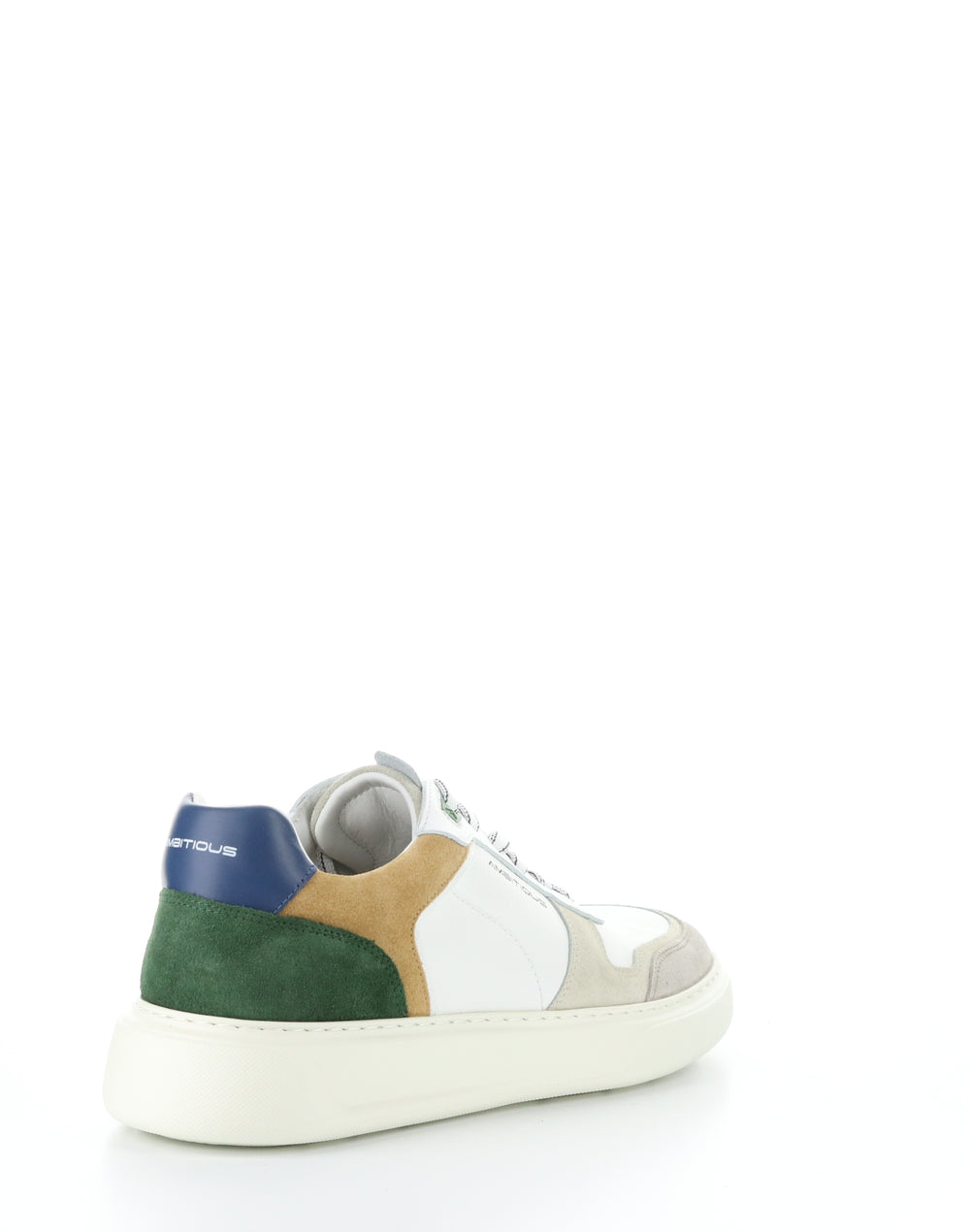 13449 11201AM BEIGE/OFFWHT/GRN Round Toe Shoes