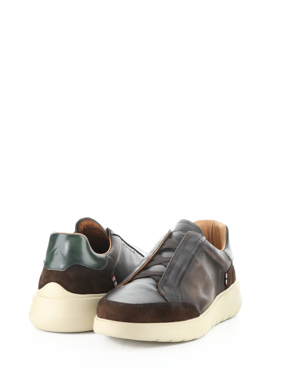 13721 11173AM BROWN LEATHER/SUEDE