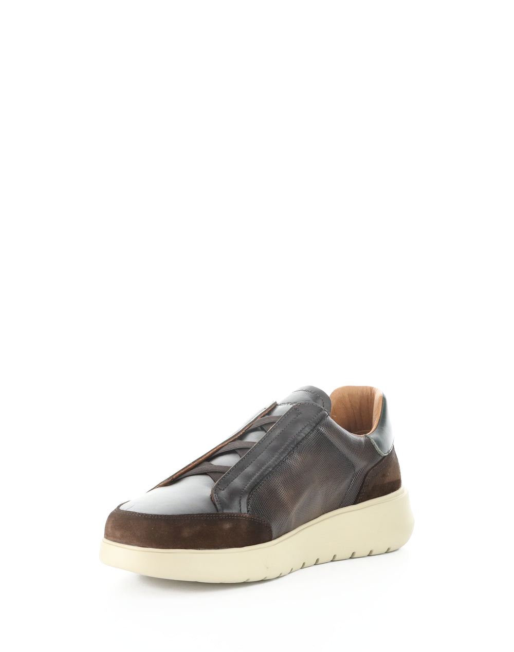 13721 11173AM BROWN LEATHER/SUEDE