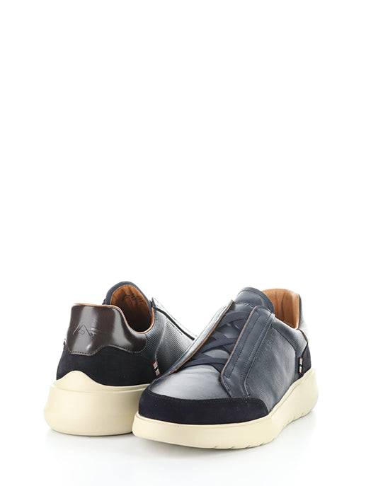 13721 1351AM NAVY LEATHER/SUEDE