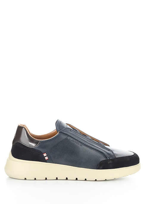 13721 1351AM NAVY LEATHER/SUEDE