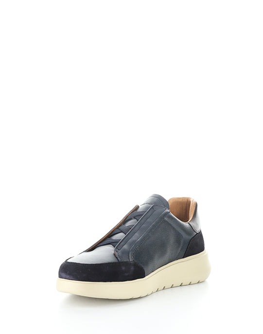 13721 1351AM NAVY LEATHER/SUEDE